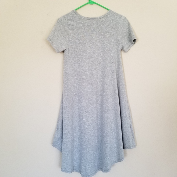 LuLaRoe Grey T-Shirt Dress- Simply Comfortable - Picture 6 of 7